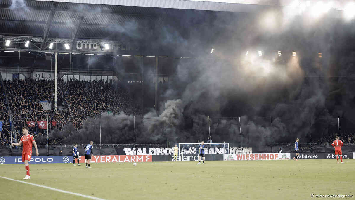 Ontdekking op wc’s: fans smokkelden vuurwerk via rectaal ingebrachte condooms stadion in bij Duitse bekerkraker vol rellen