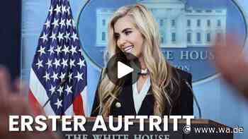 Trumps neue Sprecherin blamiert sich in Eröffnungs-PK – erst China-Verwirrung, dann Blackout