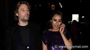 Anita Rani makes a rare appearance with boyfriend Alex Lavery as they hold hands while leaving the Sky Arts Awards