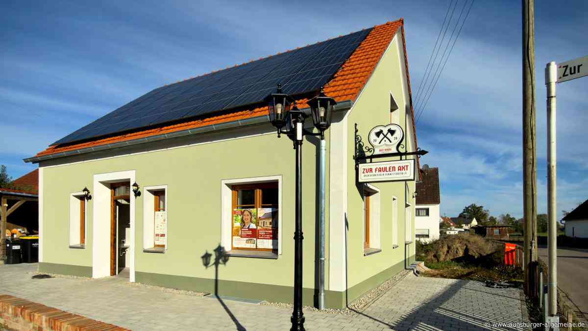 Das Vereinsheim in Remmeltshofen: Hier gibt einen Blick auf die Bauzeit und ins fertige Innere