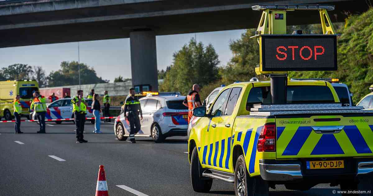 A16 bij Breda dicht na incident: traumahelikopter opgeroepen, verkeer moet omrijden