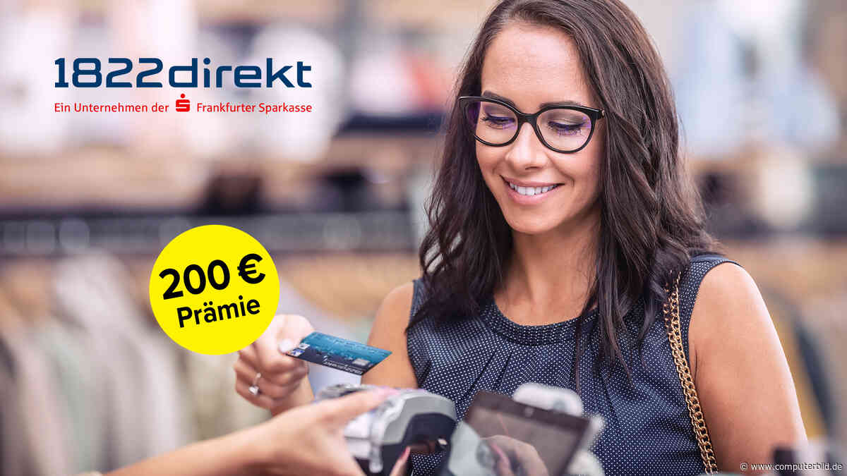 1822direkt verlängert 200-Euro-Prämie fürs Girokonto