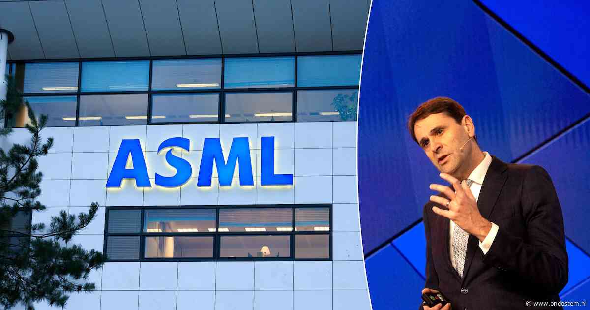 ASML boekt per werknemer 113.000 euro winst en nestelt zich in wereldwijde top drie