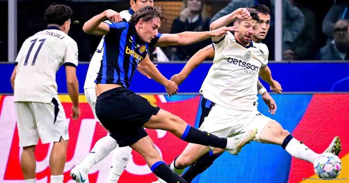 📷 Opnieuw met een masker: Brandon Mechele betaalt prijs voor stunt tegen Inter