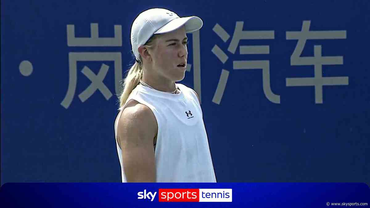 Kartel upsets Bencic to reach Wuhan Open third round