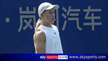 Kartel upsets Bencic to reach Wuhan Open third round