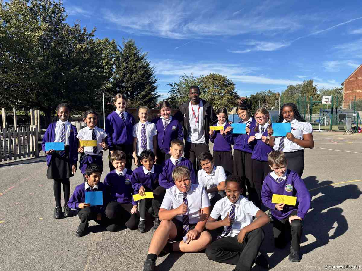 From Harrow classroom to Premier League as footballer returns to old school