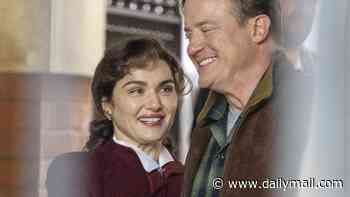 Rachel Weisz and Brendan Fraser reunite after 25 years as they are pictured together for the first time on the set of the new Mummy film
