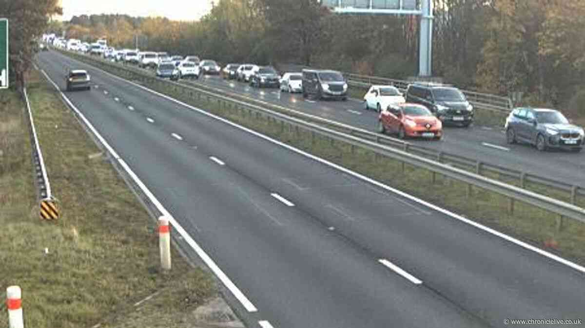 A19 blocked LIVE: Major delays clear after 'obstruction' at Moor Farm Roundabout