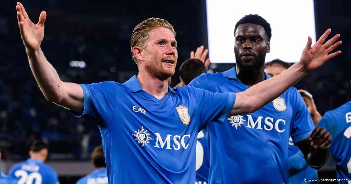 Napoli-coach onthult dat er iets duidelijk misliep met De Bruyne: "We begrepen elkaar niet"
