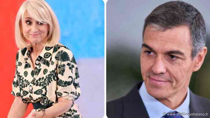 Pedro Sanchez risponde a Luciana Littizzetto: “Io in Italia a guidare il campo largo? Devo rimanere il Spagna a cucinare paella per almeno quattro anni. Sempre tuo, Pedro Pedro Pedro”
