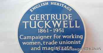 First woman London magistrate honoured with blue plaque