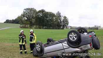 Unfall auf der MÜ26 bei Randoldsberg – Auto landet auf dem Dach