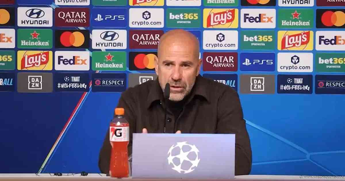 Bosz kijkt realistisch terug op Champions League-duel: 'Ik geef het je te doen'