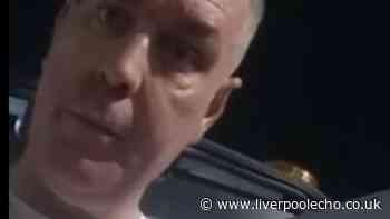 Startled thug in disbelief during arrest for murder of man kidnapped and burnt alive