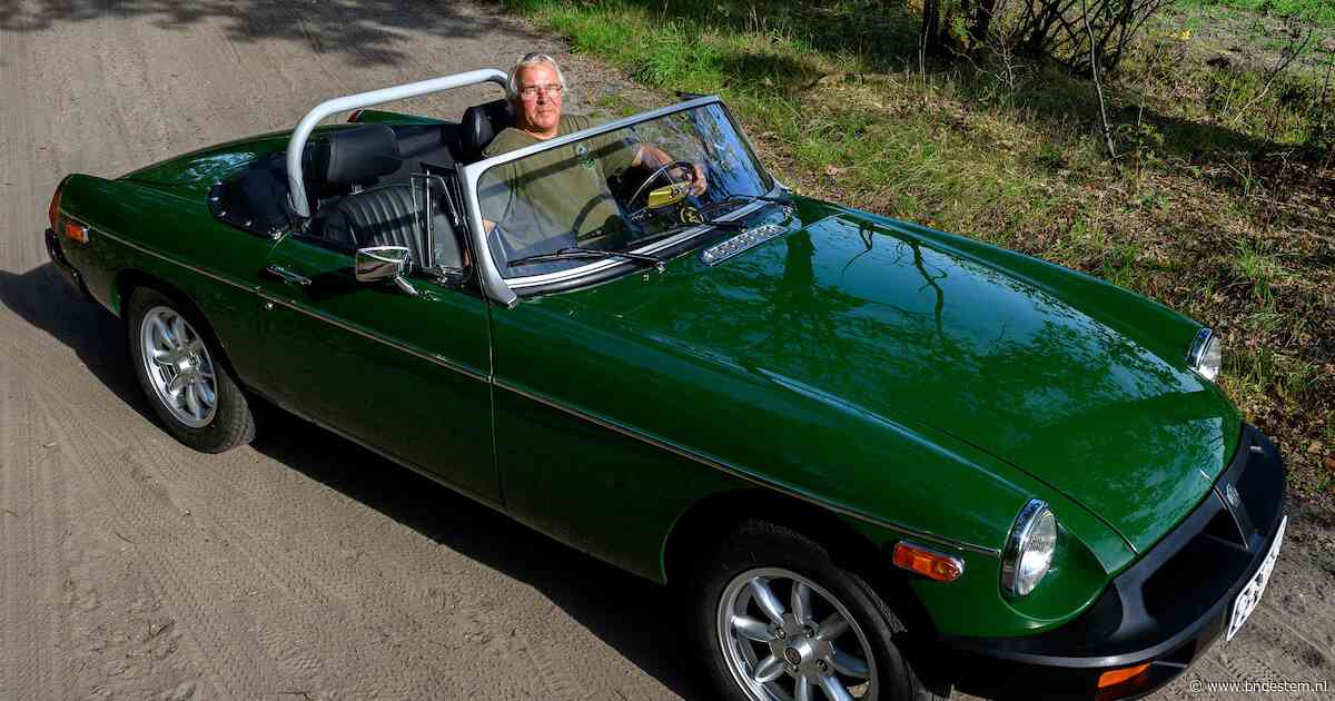 De stoelen waren doorgezakt, de achteras jankte, maar inmiddels rijdt de MG van Charles (69)