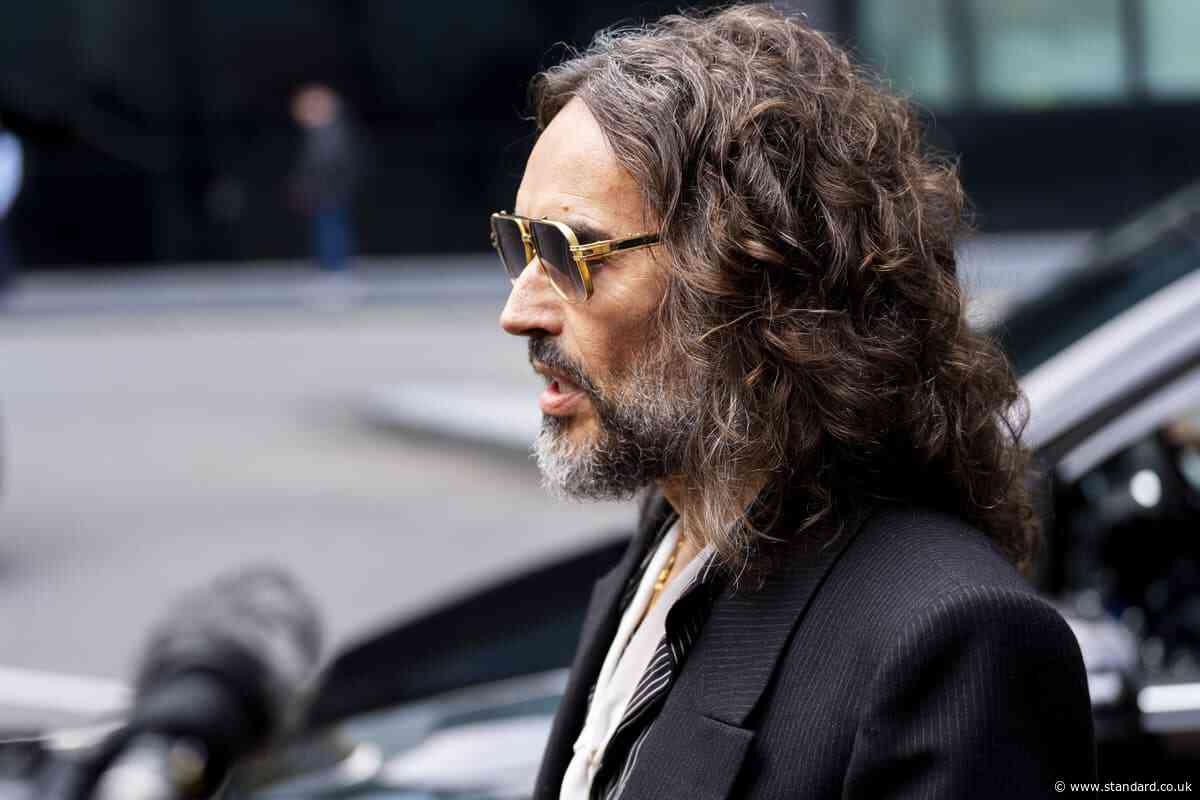 Russell Brand ‘did Basil Fawlty silly walks’ before raping woman, court told
