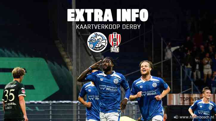 EXTRA INFORMATIE KAARTVERKOOP FC DEN BOSCH – TOP OSS