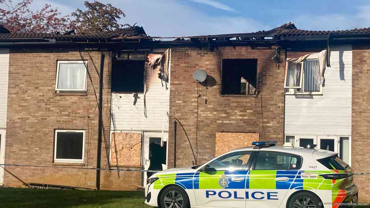 Newton Aycliffe house fire LIVE: Huge police cordon after women flee blaze and arson probe launched