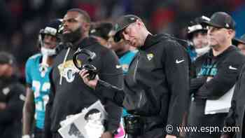 Jaguars' Coen to tweak playcalling after delay of game issues vs. Eagles