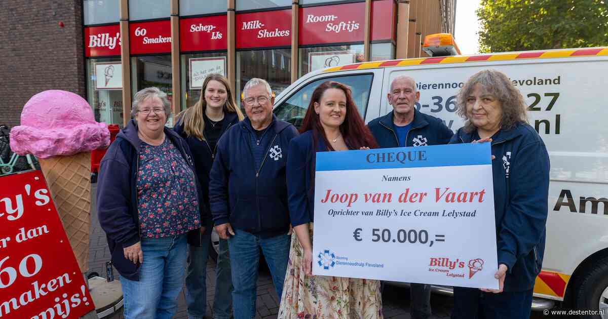 Overleden ijswinkelbaas laat megabedrag na aan dierenstichting: ‘Ik moest echt even gaan zitten’