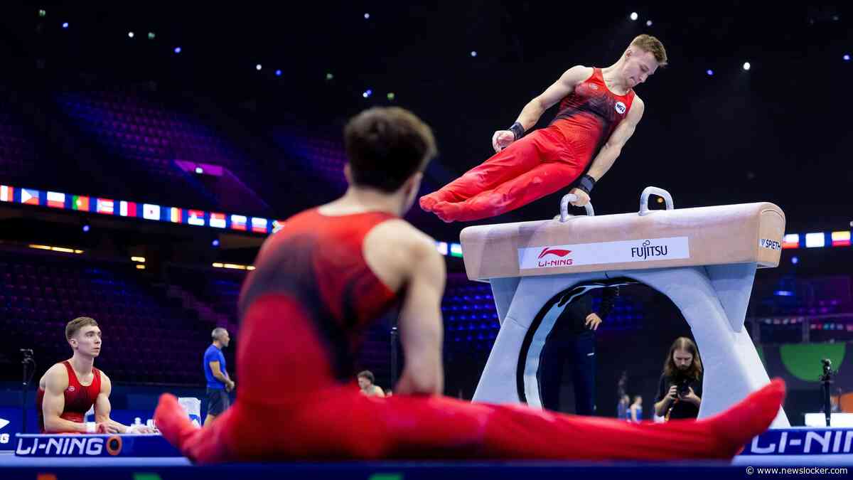 Drie Russische turners bij podiumtraining WK