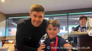 Hollywood actress' 'day was made' after meeting Steven Gerrard at Anfield