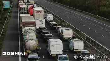 Delays on M5 following two-vehicle crash