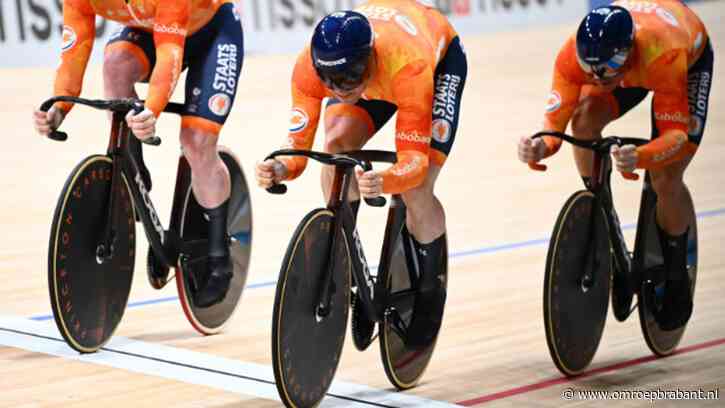 Teamsprinters met Lavreysen pakken voor vierde jaar op rij wereldtitel