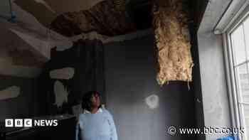 Council home ceiling falls twice in eight months