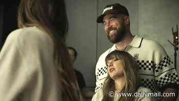 Taylor Swift is supported by loving husband Travis Kelce in behind-the-scenes footage of Patient Zero video