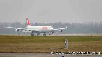 Twente Airport ontvangt na jaren weer een Airbus A340 van SWISS
