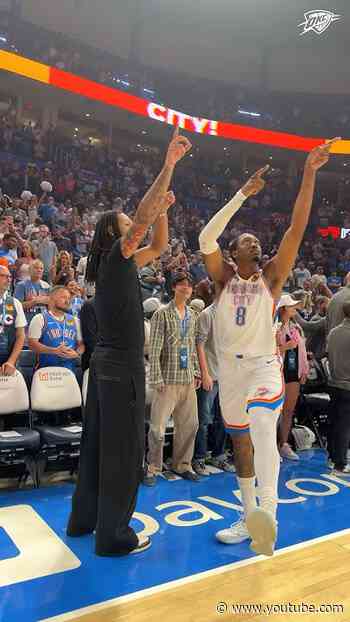 It’s go time ⏰ #okcthunder #nba