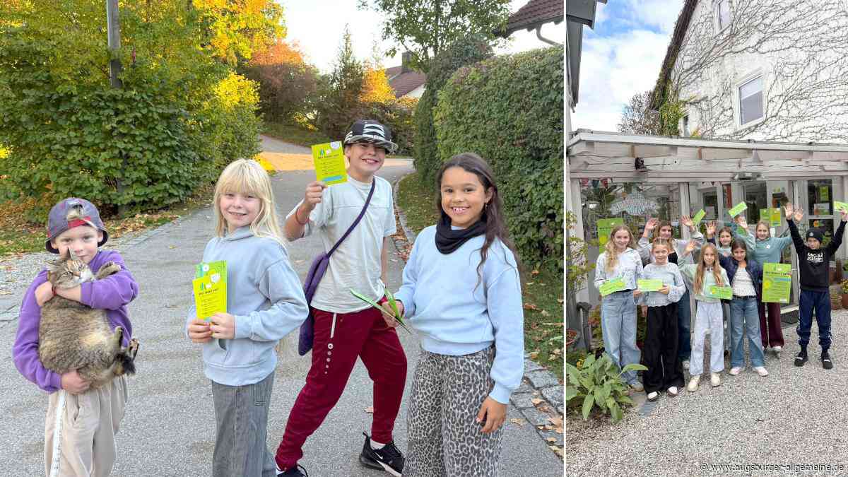 Wofür Kinder aus Pürgen 1600 Einladungen verteilen