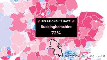 Britain's single hotspots, revealed: Interactive map shows where you're most likely to be partnered up…or still looking for love