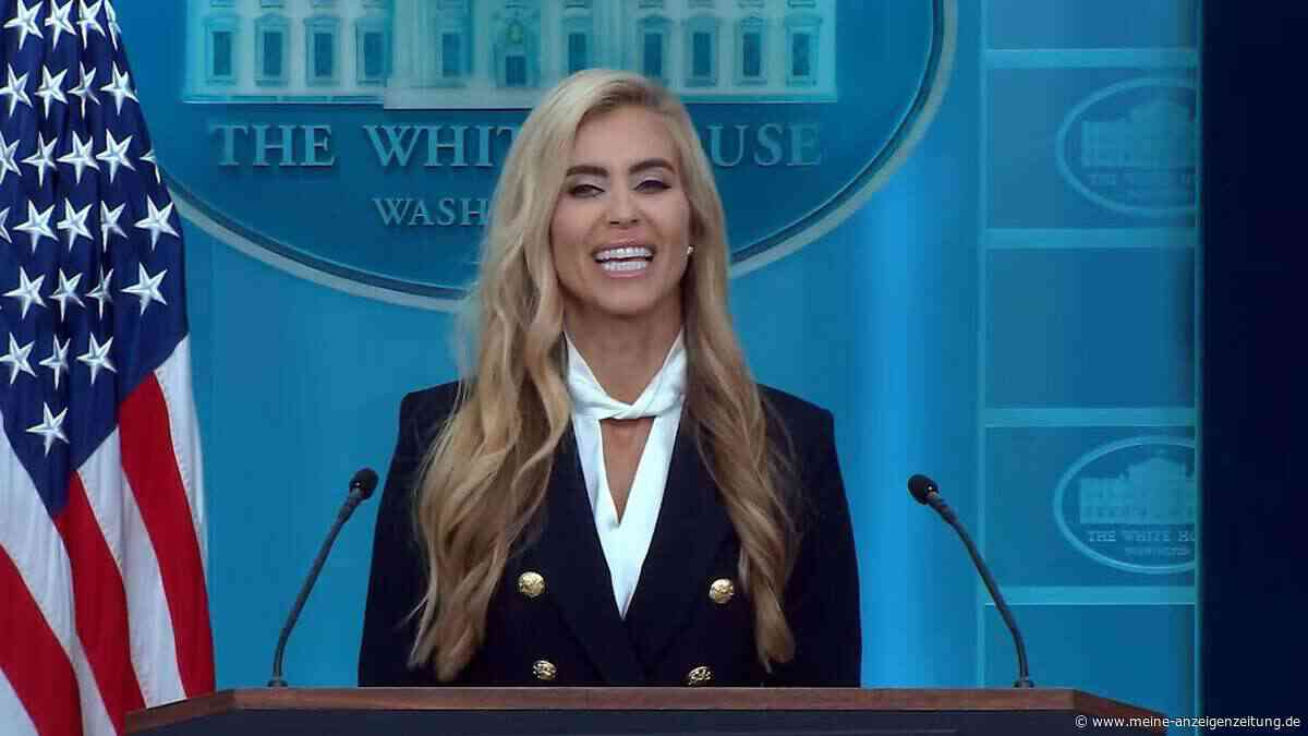Trump-Sprecherin patzt bei erster PK: „Mein Präsident … mein Ehemann“