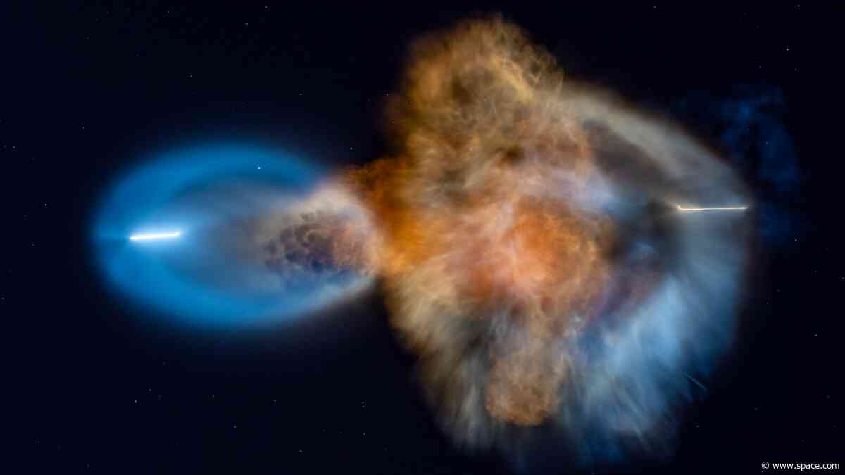Cosmic 'jellyfish' wows skywatchers after SpaceX launch | Space photo of the day for Oct. 14, 2026