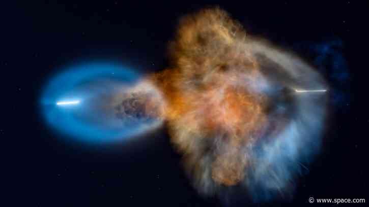 Cosmic 'jellyfish' wows skywatchers after SpaceX launch | Space photo of the day for Oct. 14, 2026