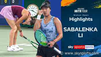 HUGE upset! - Li stuns No.1 seed Sabalenka at Wuhan Open