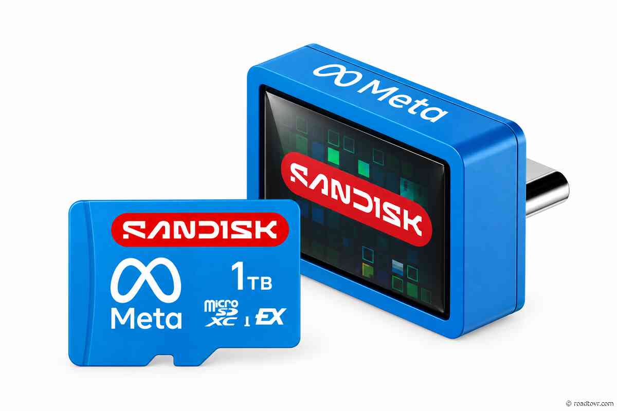 Sandisk is Releasing Official ‘Made for Meta’ Expandable Storage for VR Glasses