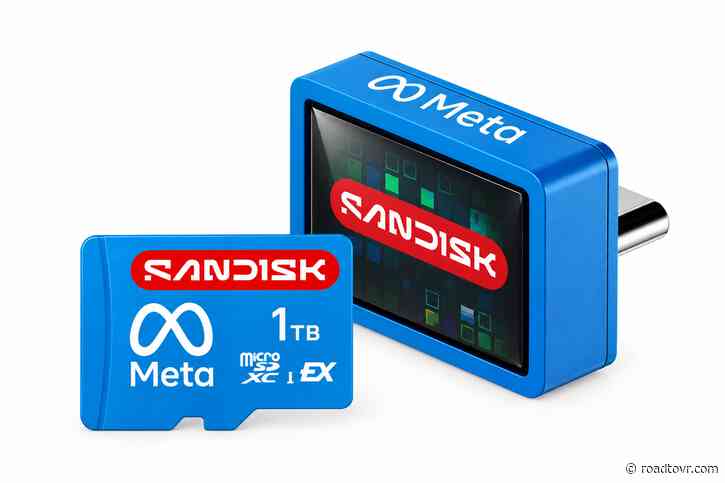 Sandisk is Releasing Official ‘Made for Meta’ Expandable Storage for VR Glasses