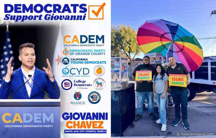 Santa Ana Ward 6 voters face choice between pro-police Giovanni Chavez and DSA-backed Isuri Ramos