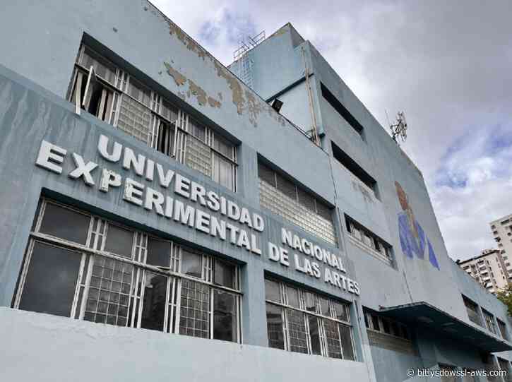 Estudiantes de la Unearte protestaron por el colapso y abandono de la universidad