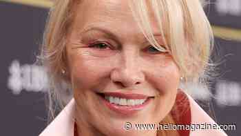 Pamela Anderson, 59, goes barefaced in retro '60s gardening outfit