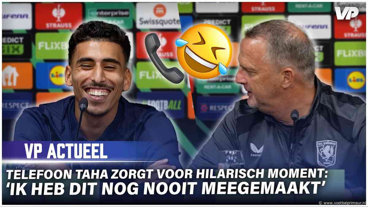 Taha zorgt voor hilarisch moment op persconferentie: 'Nog nooit meegemaakt'