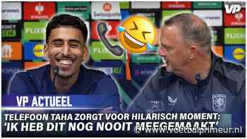 Taha zorgt voor hilarisch moment op persconferentie: 'Nog nooit meegemaakt'