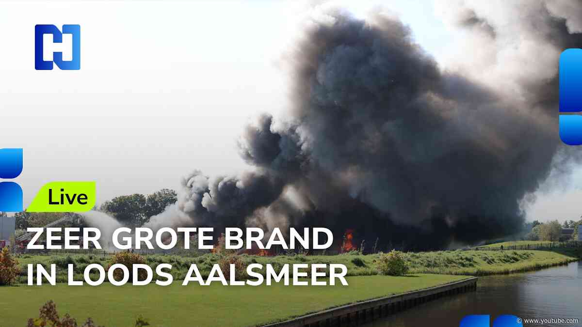 TERUGKIJKEN: grote brand in loods Aalsmeer