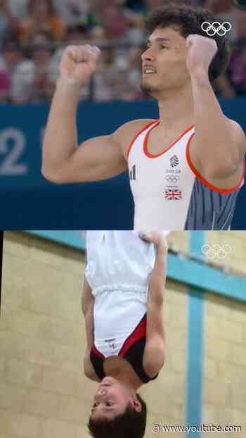 We showed Jake Jarman some throwback #gymnastics photos... and his reaction was everything. 🥹