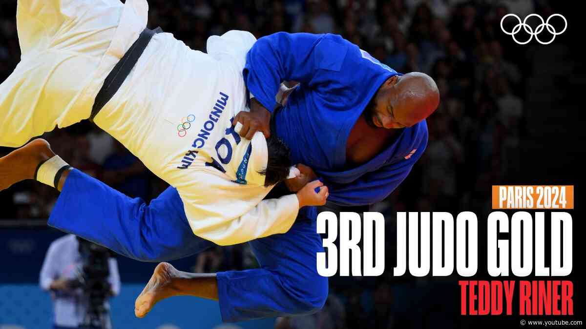Teddy Riner: The Greatest Judoka in History 🥇🥇🥇🇫🇷 | Judo Men's +100KG Finals | Paris 2024