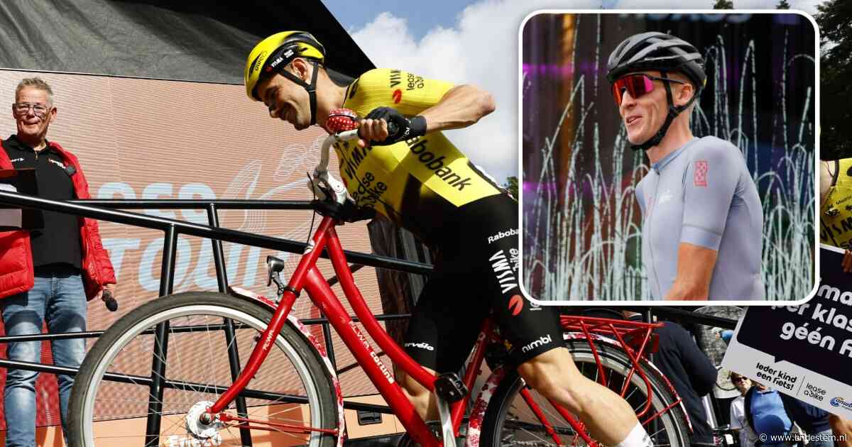 Robert Gesink vraagt aandacht voor kinderen zonder fiets: ‘De waarde is veel groter dan ze zelf doorhebben’